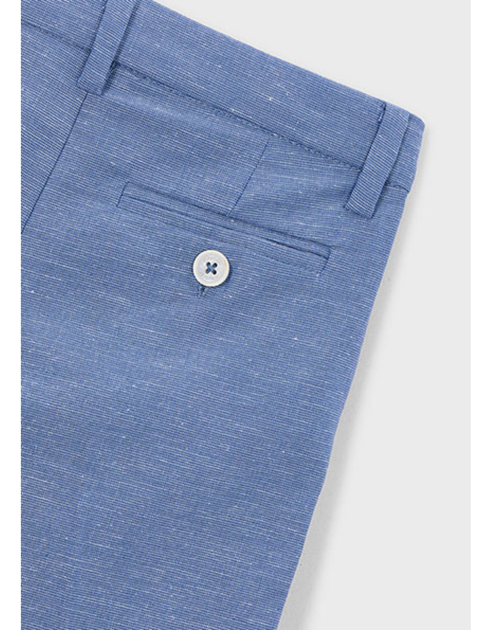 Mayoral broek linnen blauw