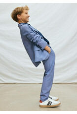 Nukutavake broek linnen blauw