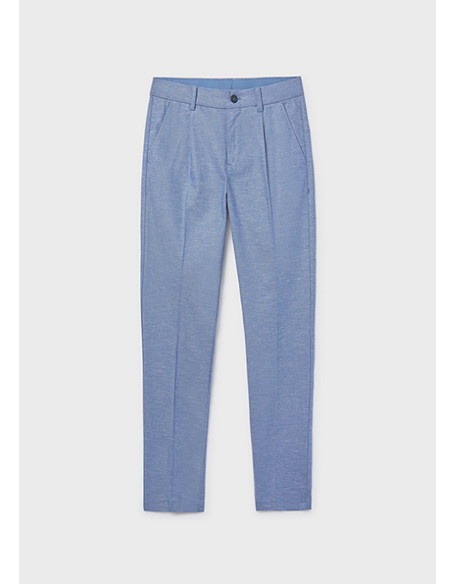 Nukutavake broek linnen blauw