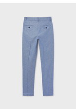 Nukutavake broek linnen blauw