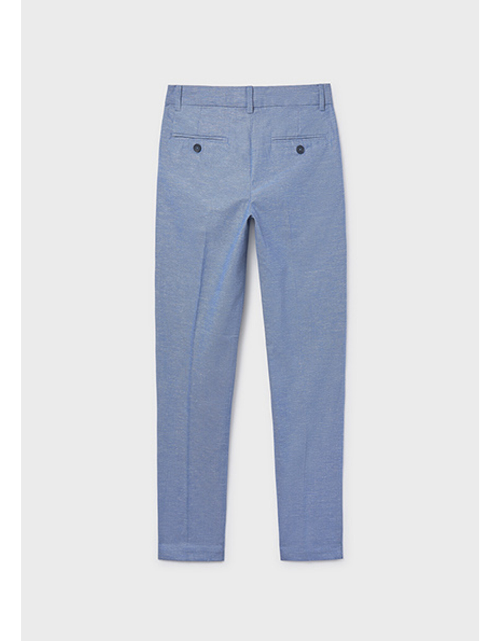Nukutavake broek linnen blauw