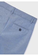 Nukutavake broek linnen blauw