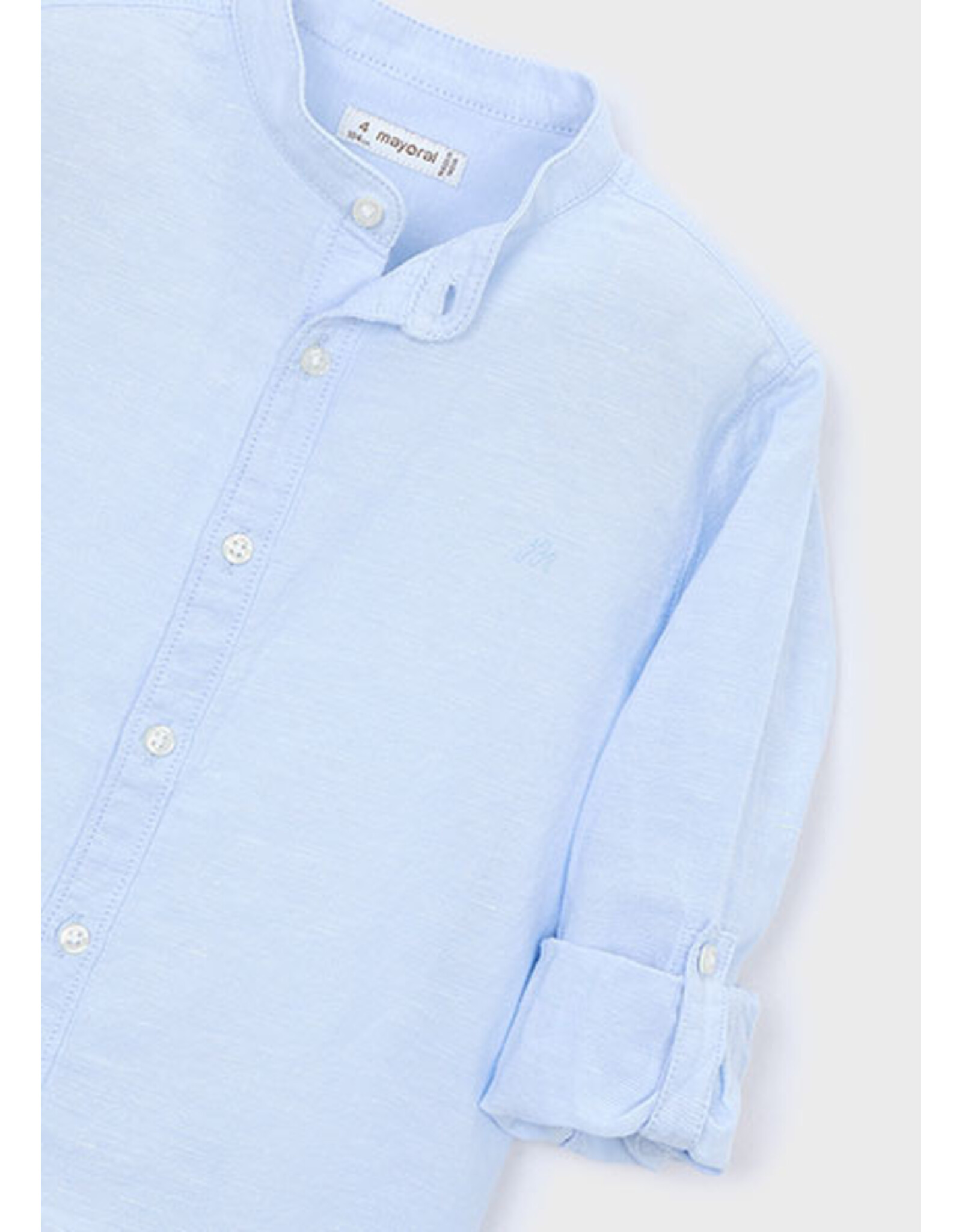 Mayoral hemd mao licht blauw