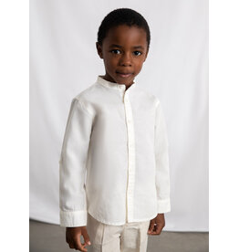 Mayoral hemd wit mao kraag