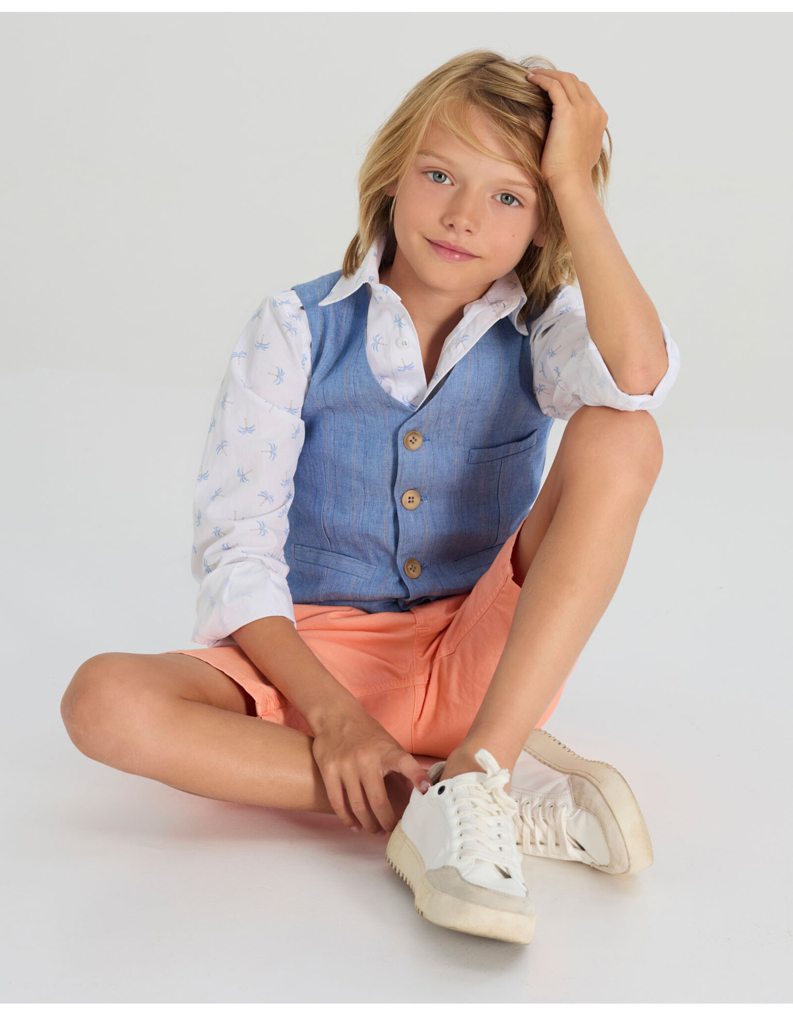 Blue Bay gilet Hendrik blue