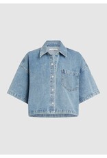 circle of trust cropped jeansblouse Denver blue Boheme wash