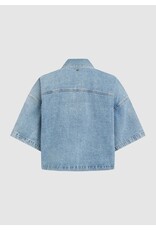 circle of trust cropped jeansblouse Denver blue Boheme wash