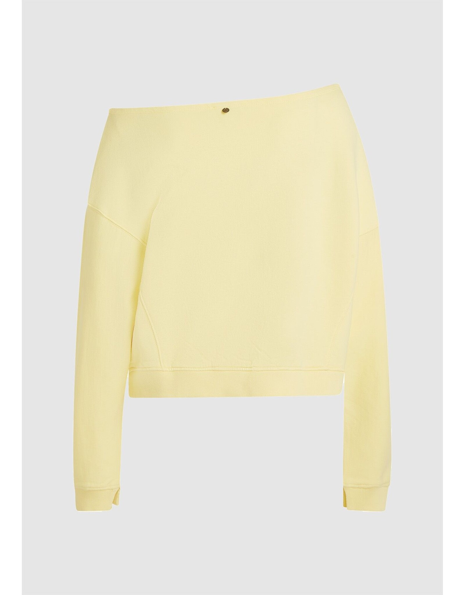 circle of trust cropped sweater lime light