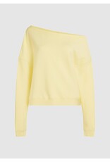 circle of trust cropped sweater lime light