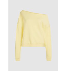 circle of trust cropped sweater lime light
