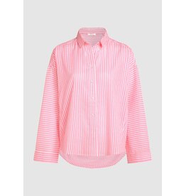 circle of trust gestreepte blouse Elena bright pink