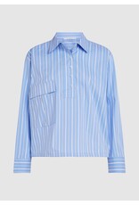 circle of trust gestreepte blouse silver lake blue