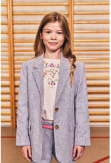 AO76 wijde broek Elijah cobalt blue