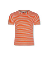 AO76 t-shirt emi  stripe fluo coral