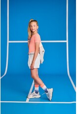 AO76 t-shirt emi  stripe fluo coral