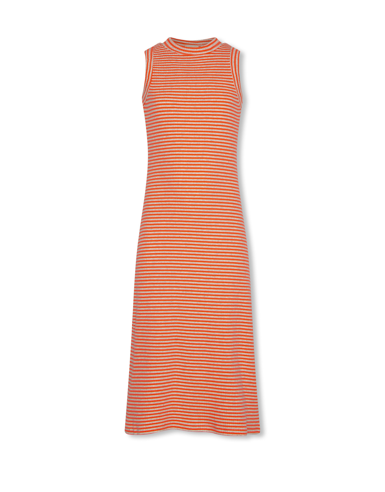 AO76 lange jurk elio fluo coral