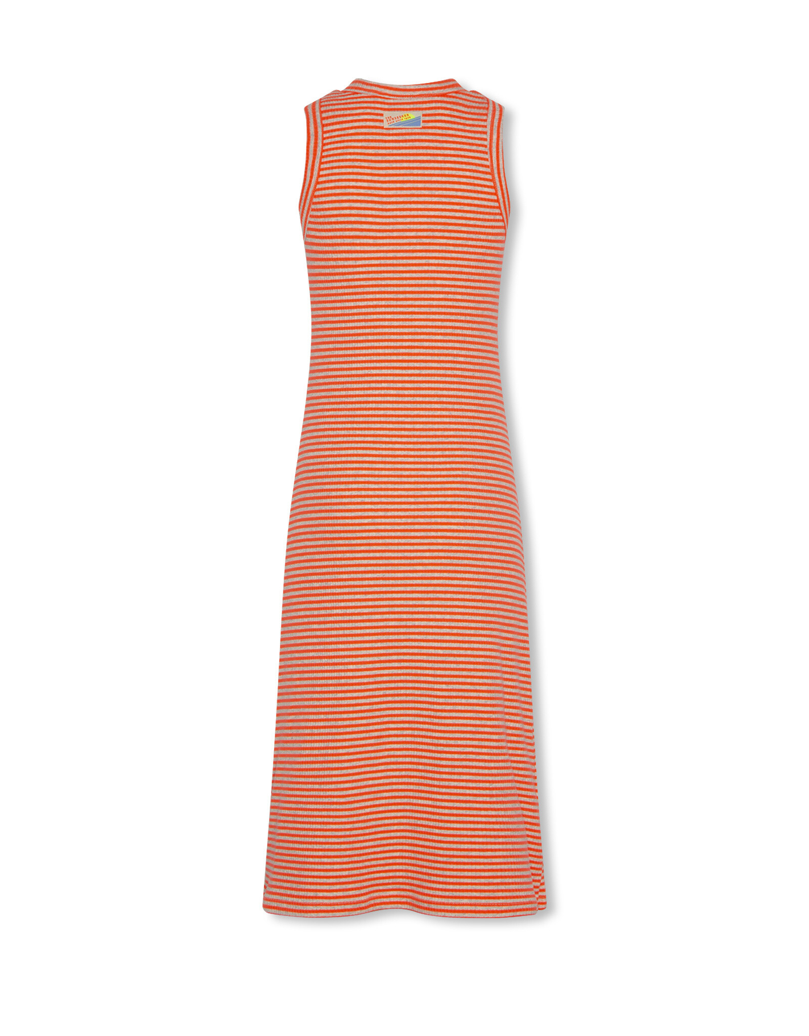 AO76 lange jurk elio fluo coral