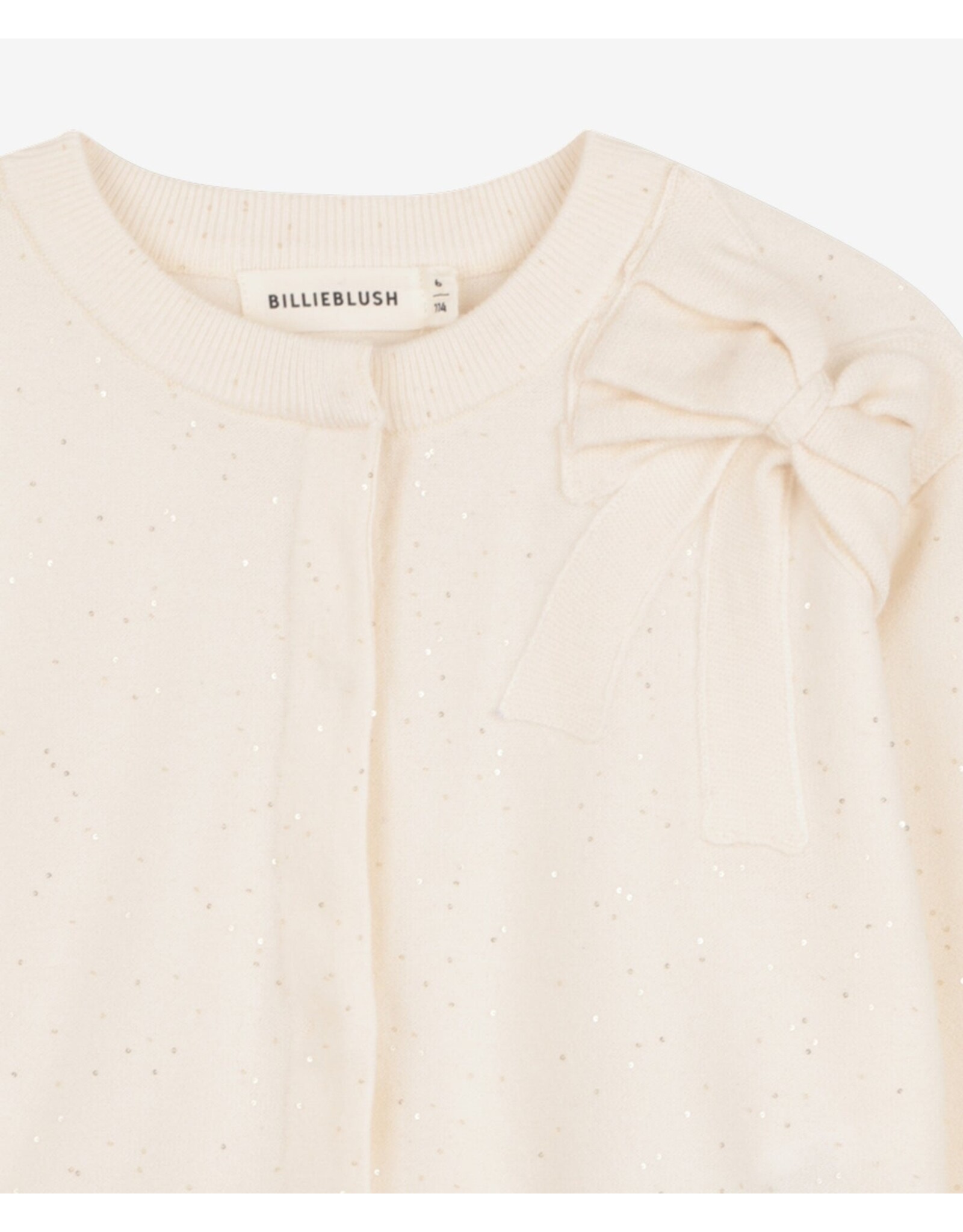 Billieblush gilet wit pinkel goud