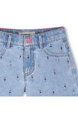 Billieblush short denim straps multicolor