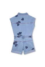 Billieblush playsuit denim hartjes