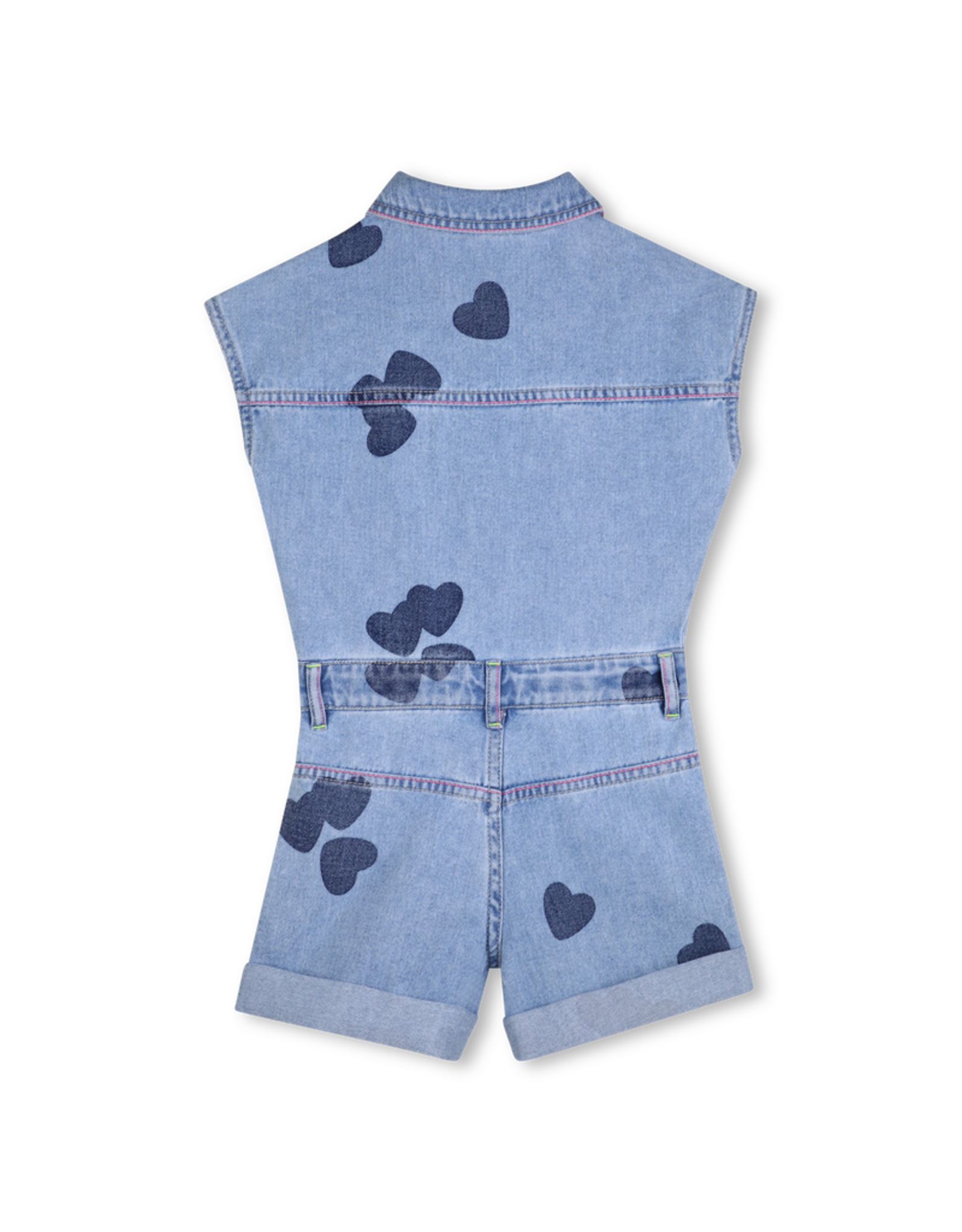 Billieblush playsuit denim hartjes