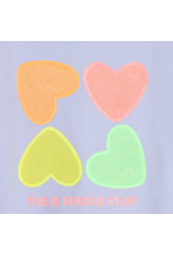 Billieblush t-shirt angel blue hartjes