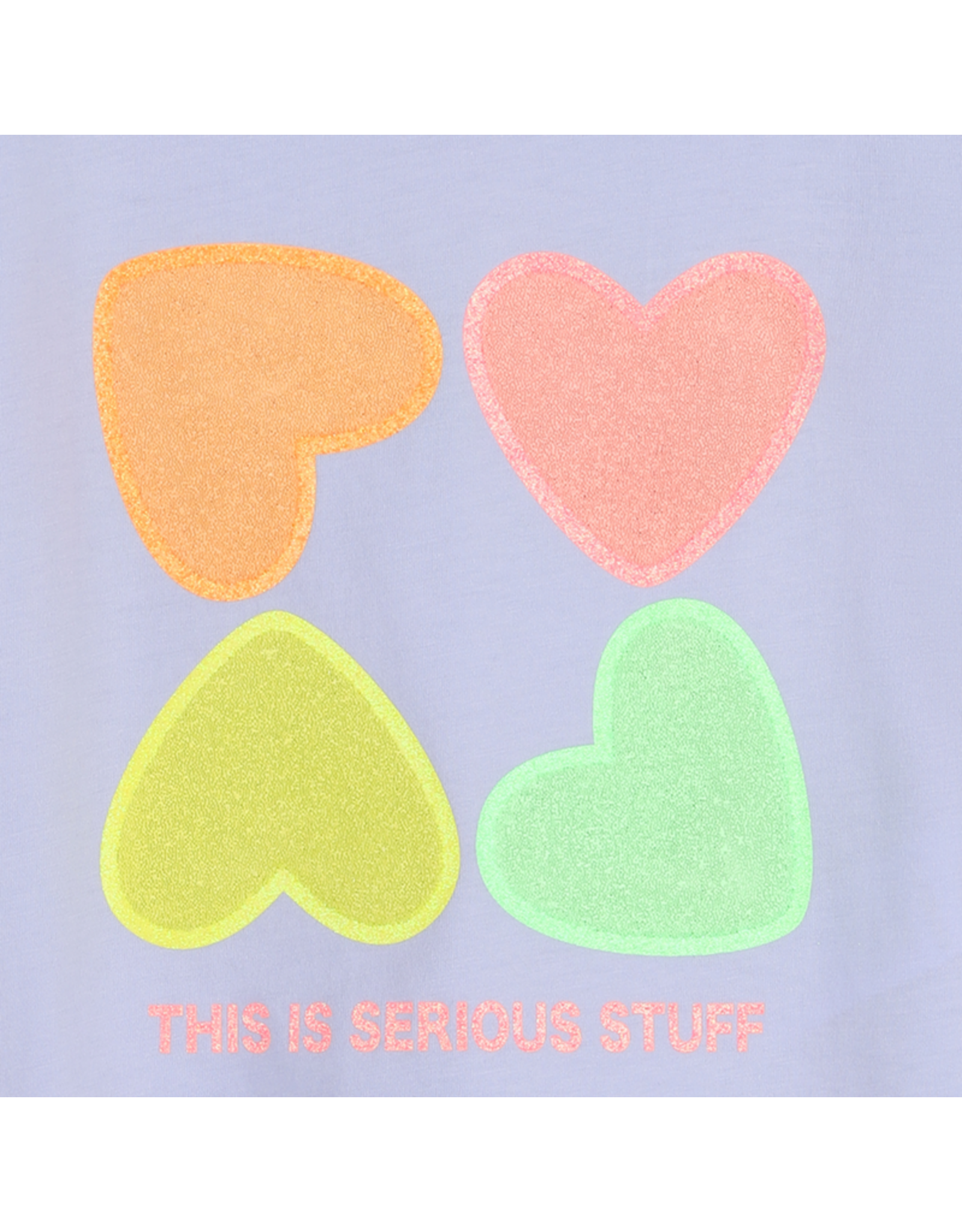 Billieblush t-shirt angel blue hartjes