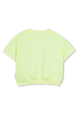 Billieblush sweater korte mouw lemon green love