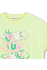 Billieblush sweater korte mouw lemon green love