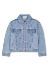 Billieblush jeansjas denim strass multicolor