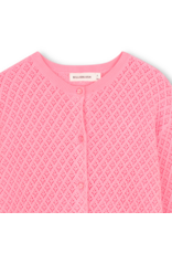 Billieblush gilet tricot fluo roze