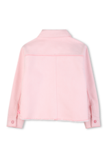 Billieblush jeansjas roze paillet zakje