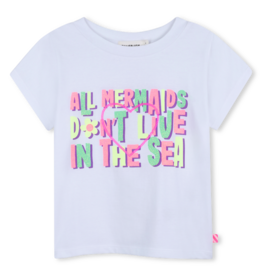 Billieblush t-shirt wit mermaids