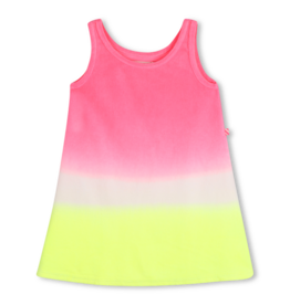 Billieblush strandkleedje fluo rose badstof