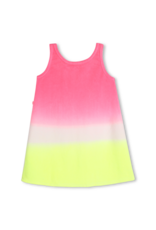 Billieblush strandkleedje fluo rose badstof