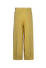 AO76 wijde broek linnen Troy yellow