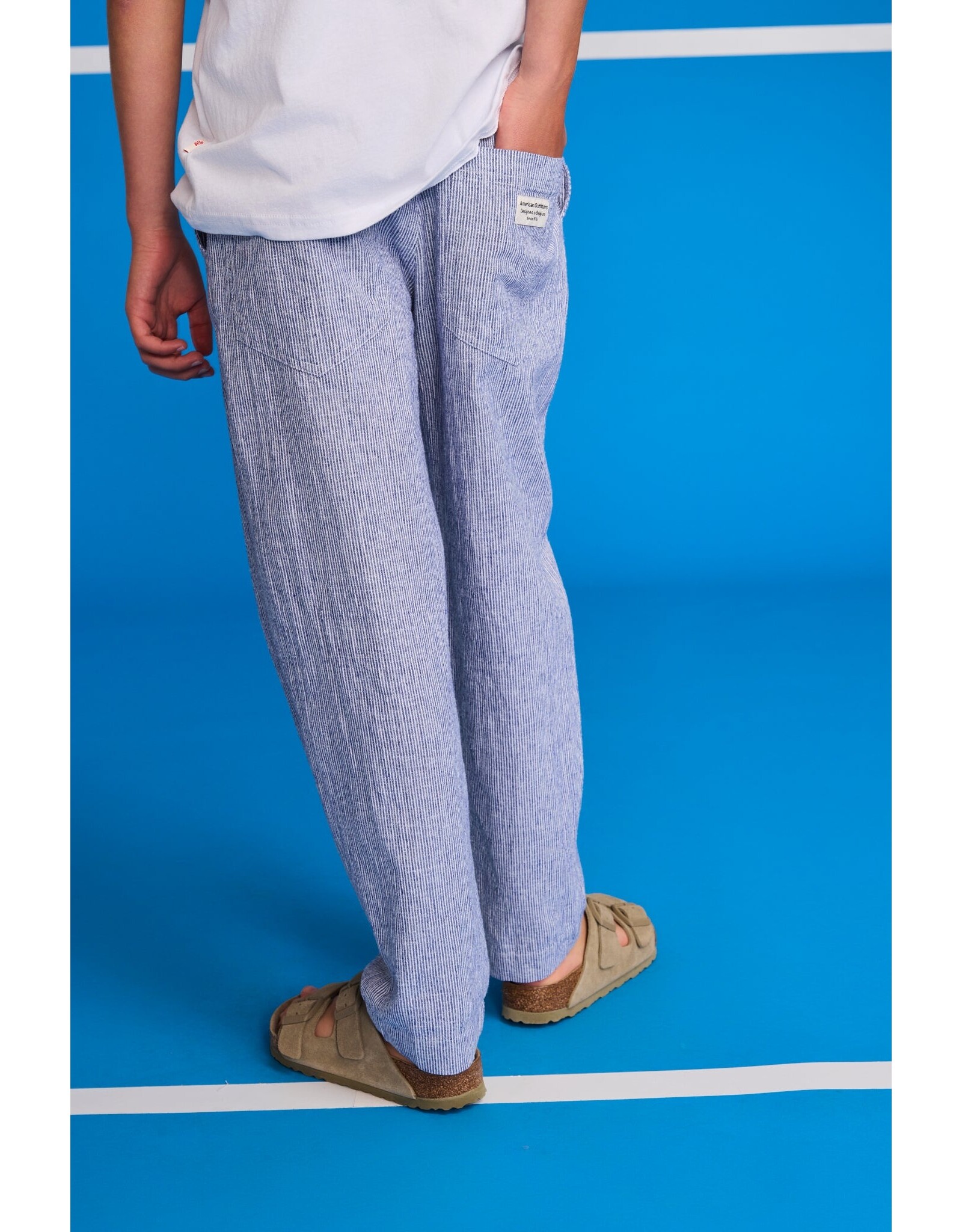 AO76 broek Zach cobalt blue