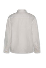 AO76 wit linnen hemd Bart fluo logo