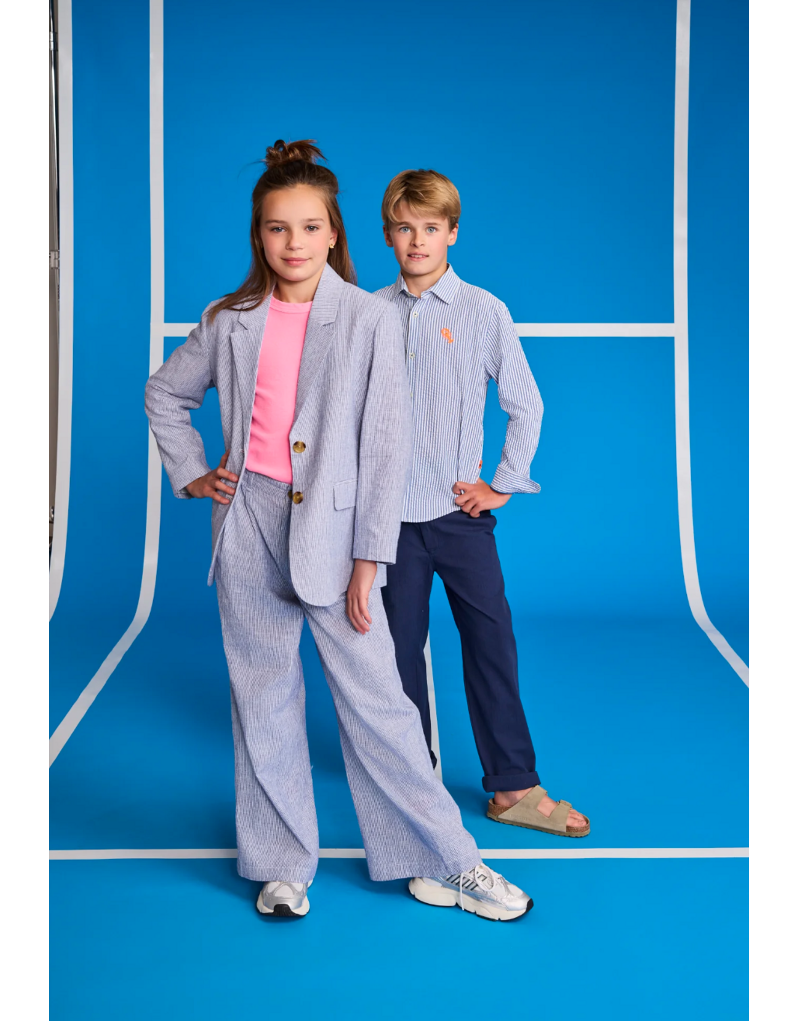 AO76 gestreept hemd kreeft Alan