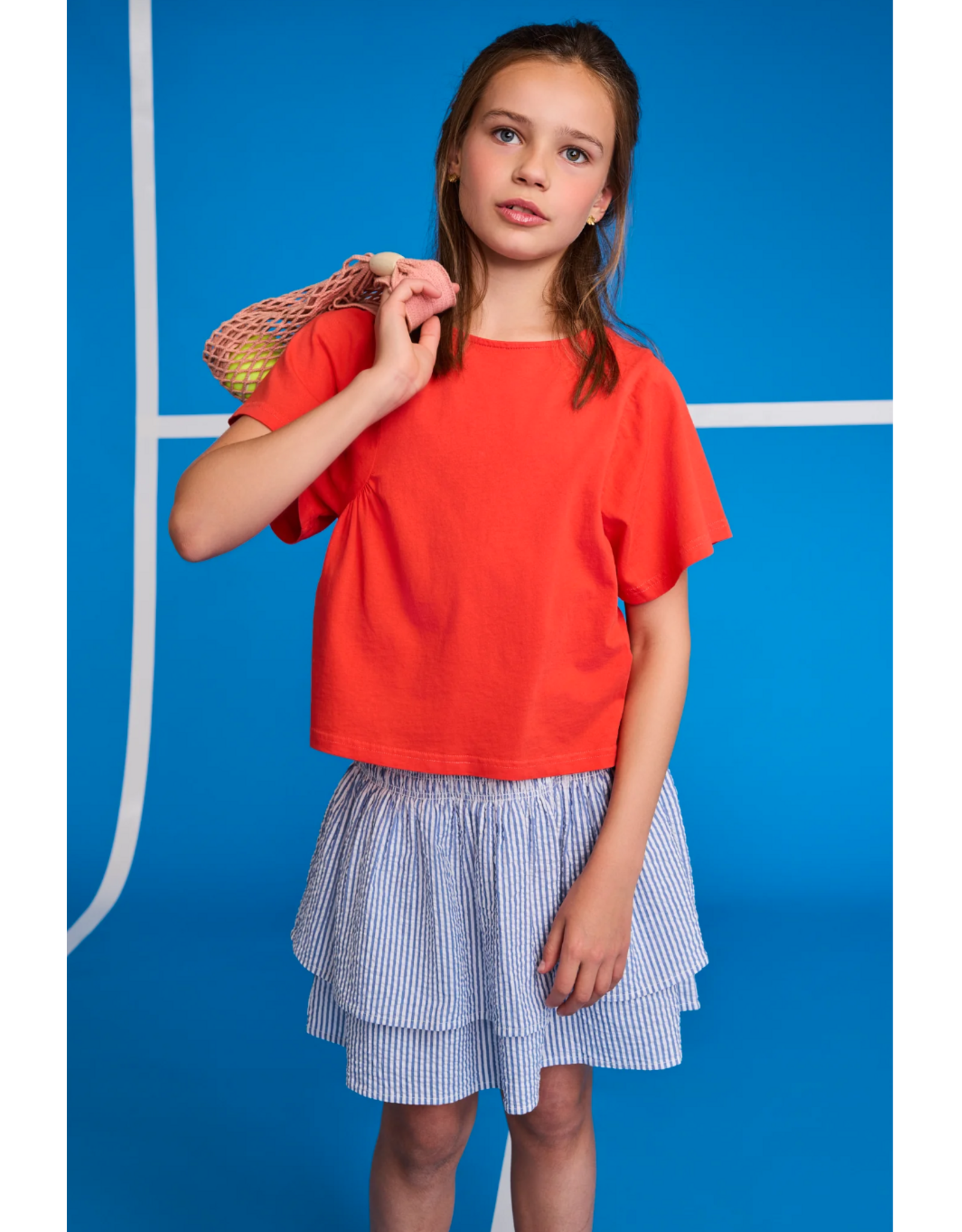 AO76 gestreepte rok Delpine