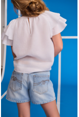 AO76 witte blouse Ivy linnen