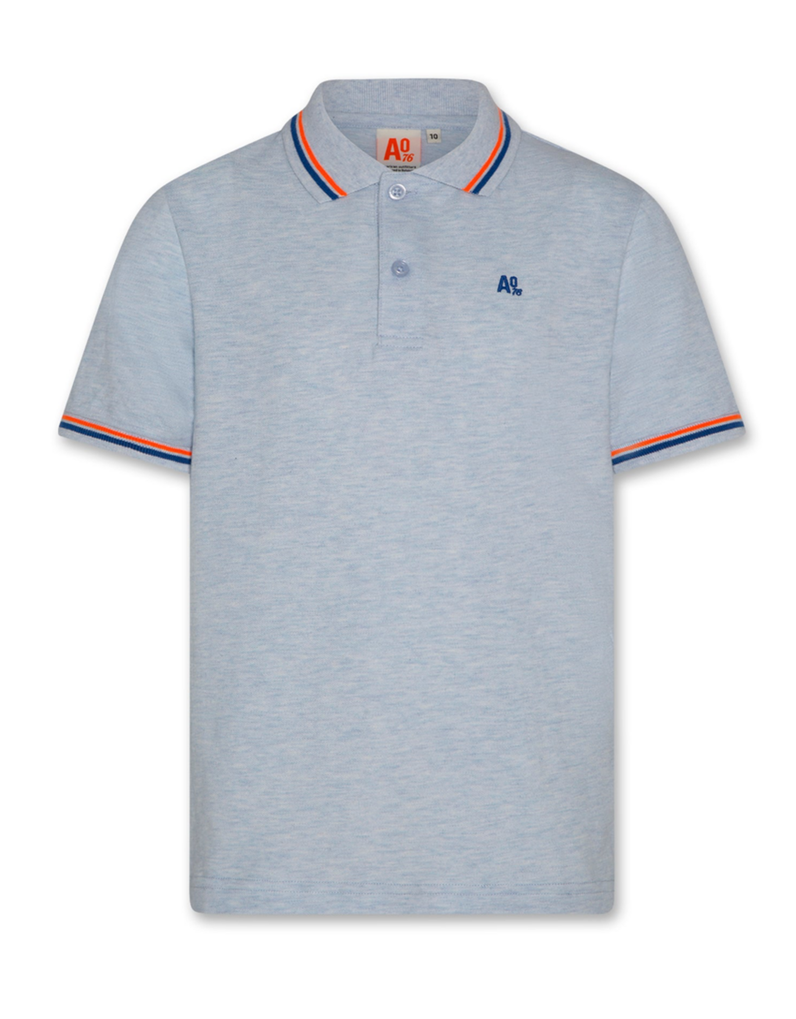 AO76 polo carter logo light blue