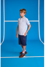 AO76 polo carter logo light blue