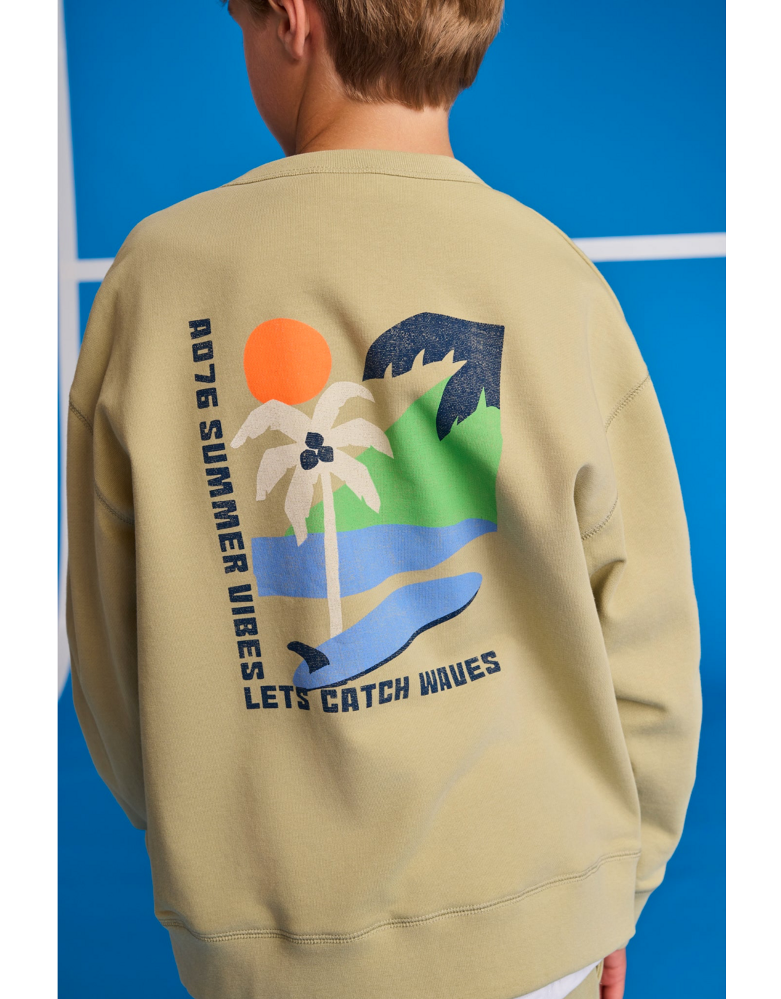 AO76 sweater Oscar landscape thyme