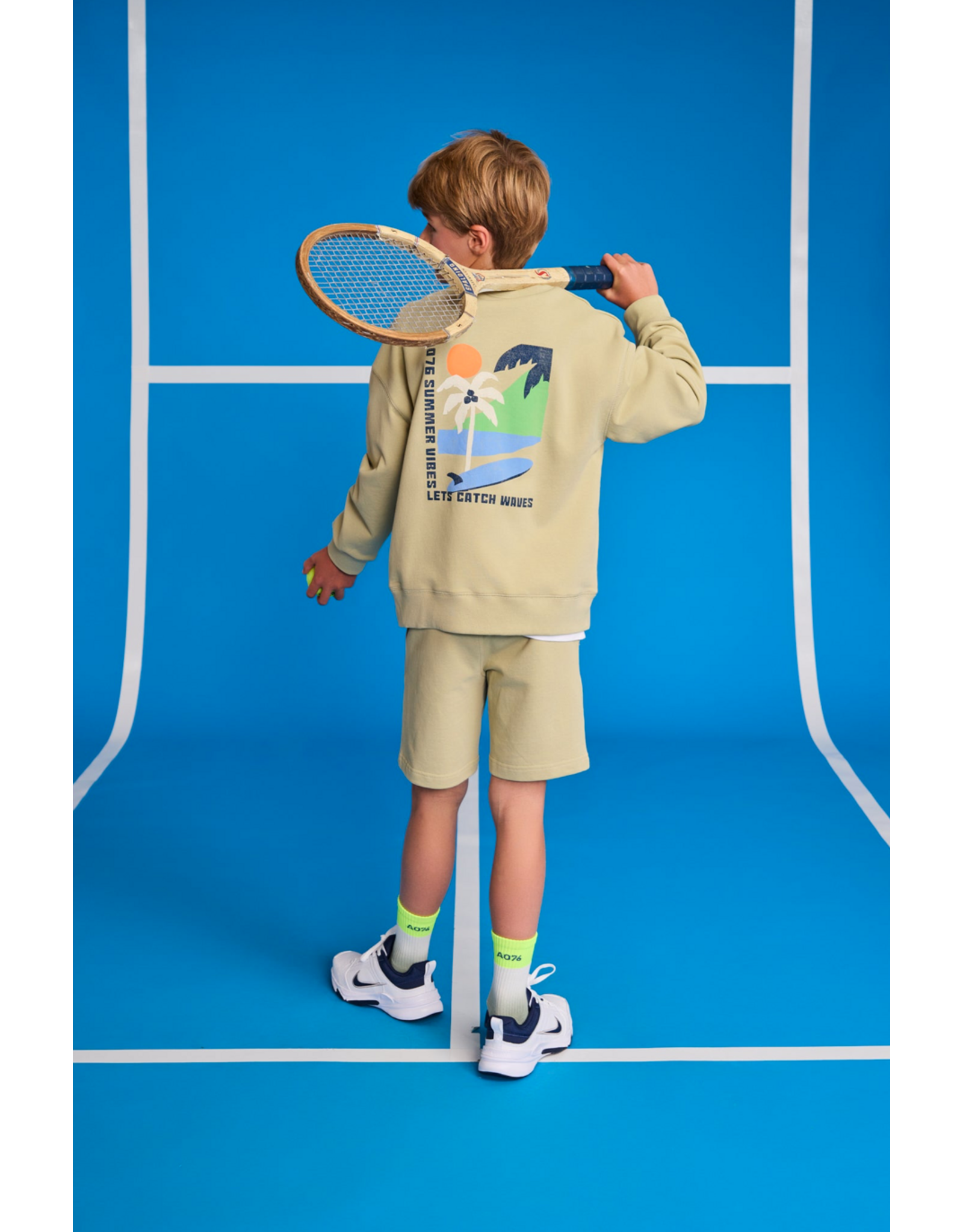 AO76 sweater Oscar landscape thyme