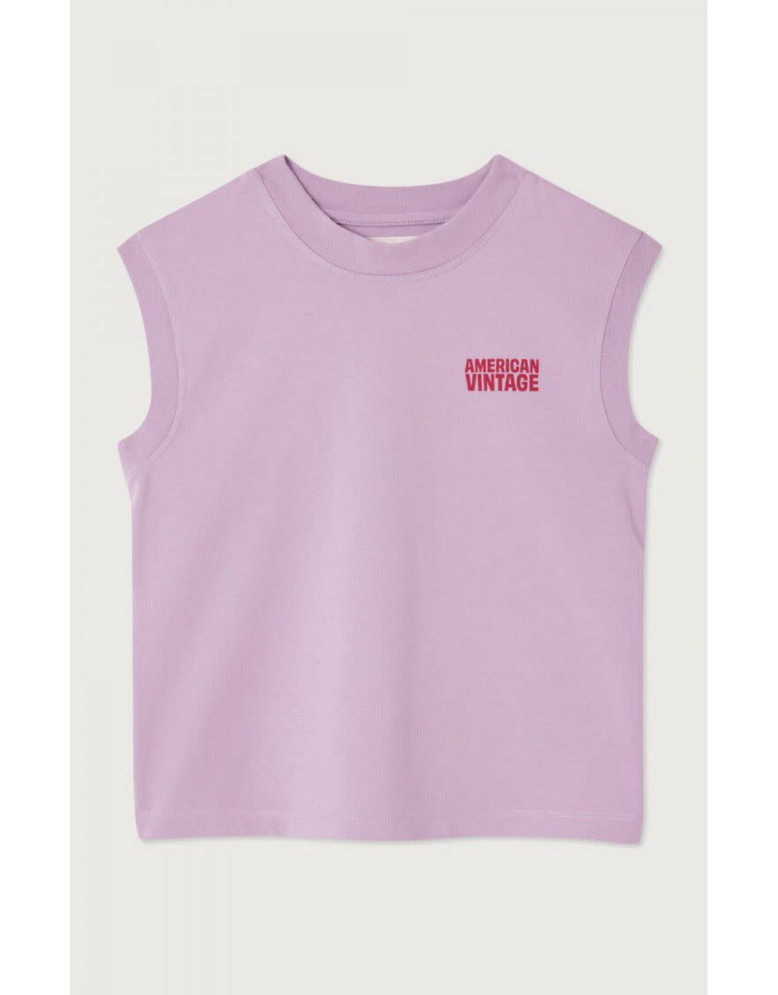 American Vintage Gixy tank top lilas pastel