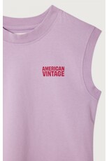American Vintage Gixy tank top lilas pastel