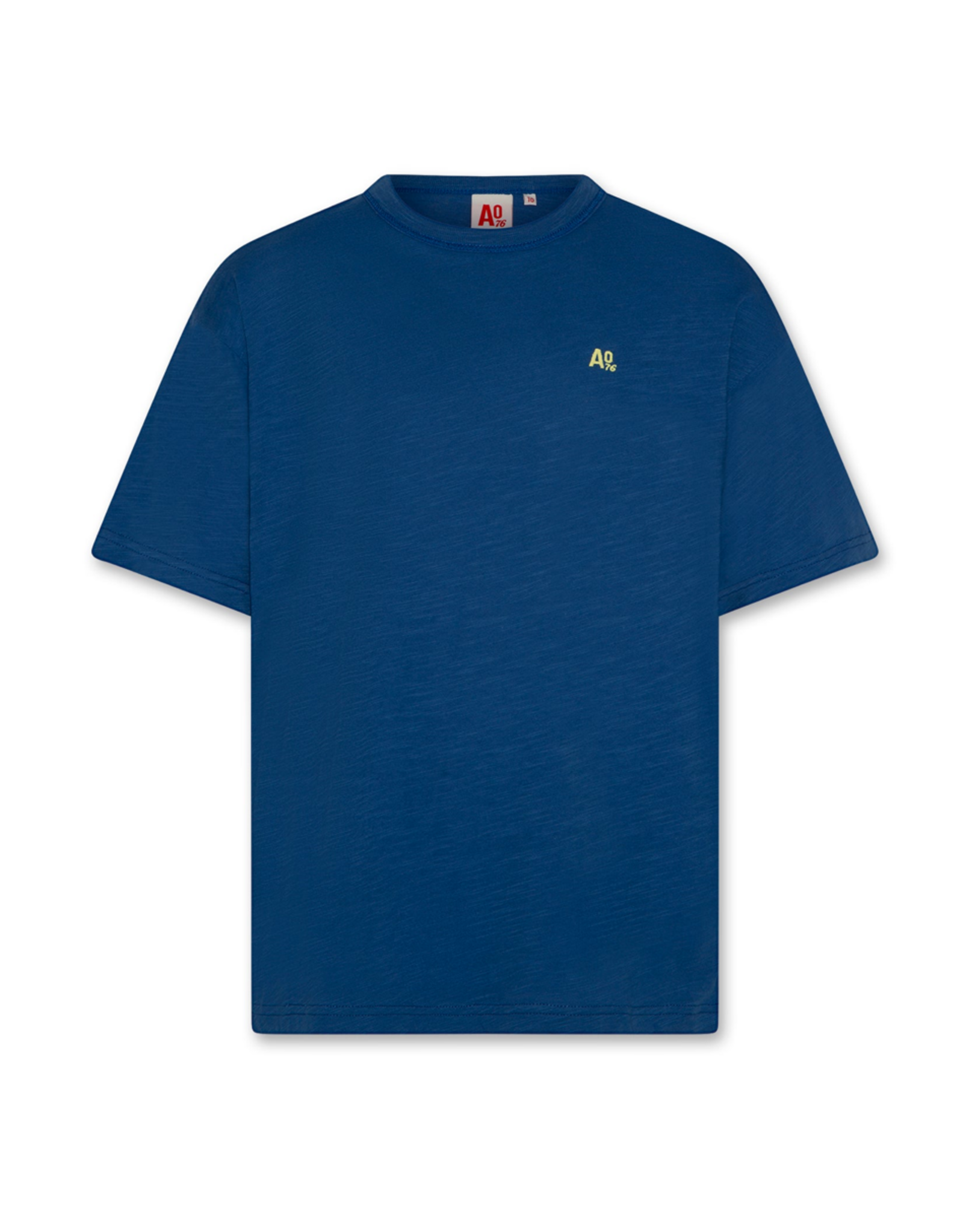 AO76 t-shirt silas logo cobalt blue