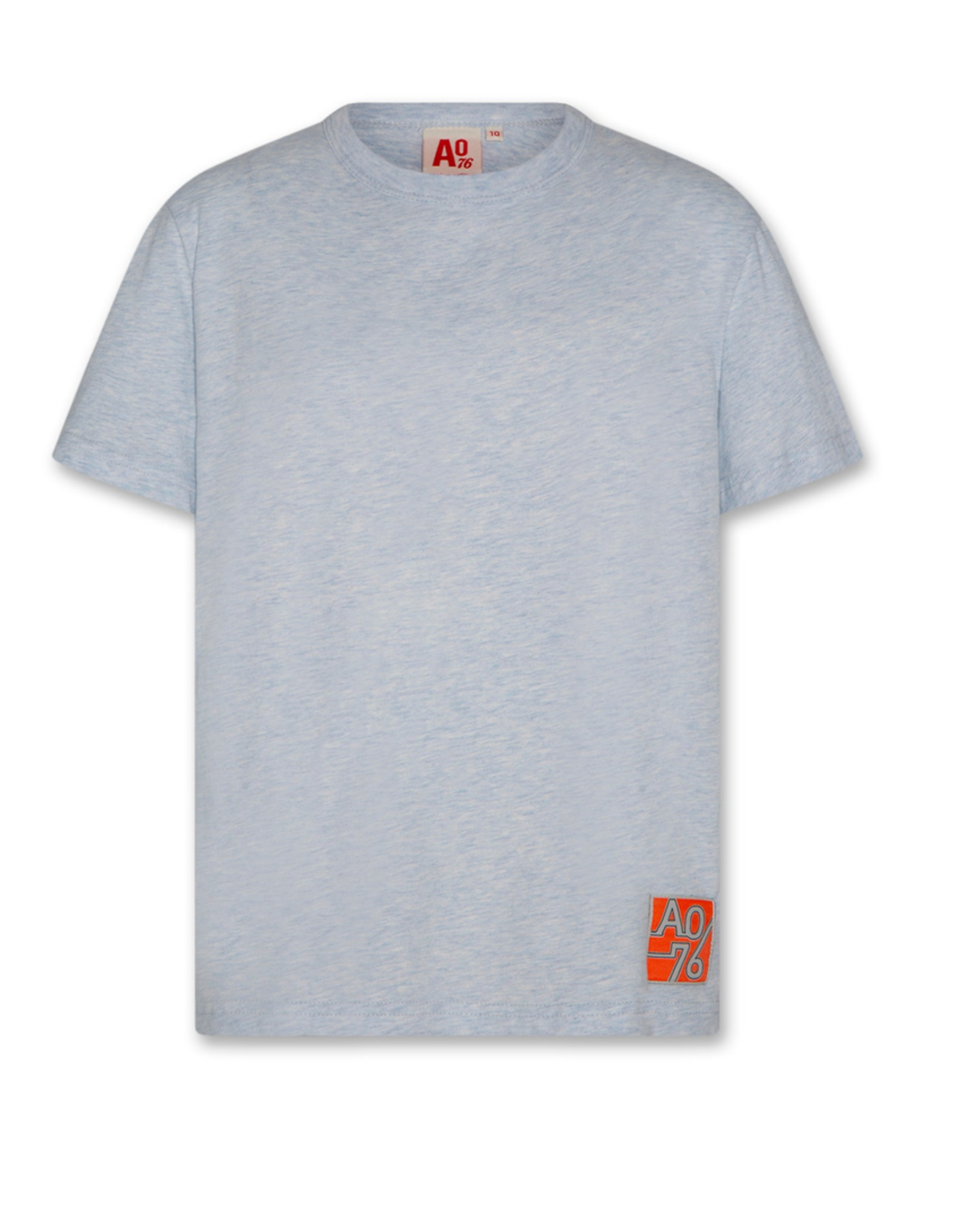 AO76 t-shirt mat heather light blue