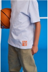 AO76 t-shirt mat heather light blue